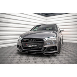 MAXTON Lame Du Pare-Chocs Avant V.1 Audi S3 Sportback 8V Facelift MAXTON Lame Du Pare-Chocs Avant V.1 Audi S3 Sportback 8V Facelift