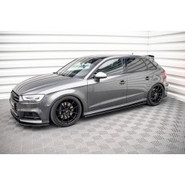 MAXTON Street Pro Rajouts Des Bas De Caisse Audi S3 Sportback 8V Facelift