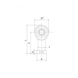 Rotule Compétition Rodobal Femelle Oeil 3/4"