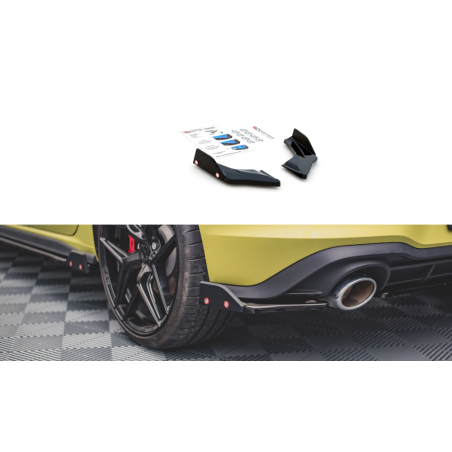 MAXTON Lames De Pare-Chocs Arrière Latérales V.1 + Ailerons Volkswagen Golf 8 GT ClubsportI