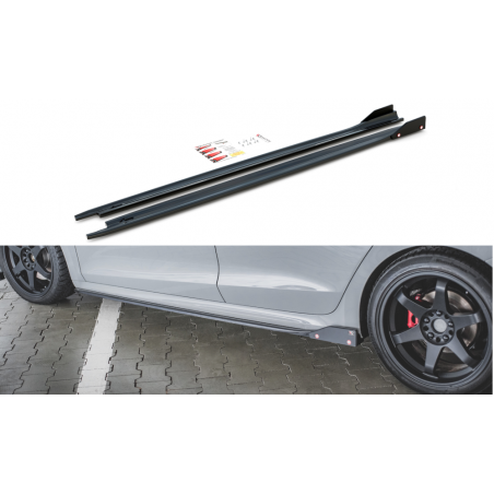 MAXTON Rajouts Des Bas De Caisse V.2 + Ailerons Skoda Octavia RS Mk4