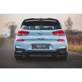 MAXTON Lames De Pare-Chocs Arrière Latérales V.7 + Ailerons Hyundai I30 N Mk3 Hatchback MAXTON Lames De Pare-Chocs Arrière Latérales V.7 + Ailerons Hyundai I30 N Mk3 Hatchback