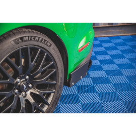 MAXTON Lames De Pare-Chocs Arrière Latérales V.1 + Ailerons Ford Mustang GT Mk6 Facelift MAXTON Lames De Pare-Chocs Arrière Latérales V.1 + Ailerons Ford Mustang GT Mk6 Facelift