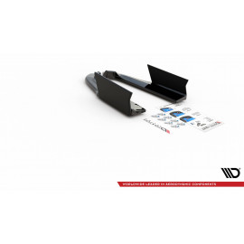 MAXTON Lames De Pare-Chocs Arrière Latérales V.1 + Ailerons Ford Mustang GT Mk6 Facelift MAXTON Lames De Pare-Chocs Arrière Latérales V.1 + Ailerons Ford Mustang GT Mk6 Facelift