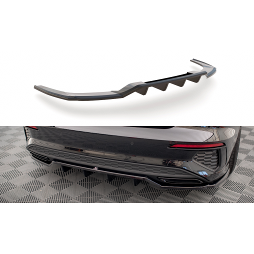 MAXTON Central Arriere Splitter (avec une barre verticale) Audi A3 S-Line Sedan 8Y MAXTON Central Arriere Splitter (avec une barre verticale) Audi A3 S-Line Sedan 8Y