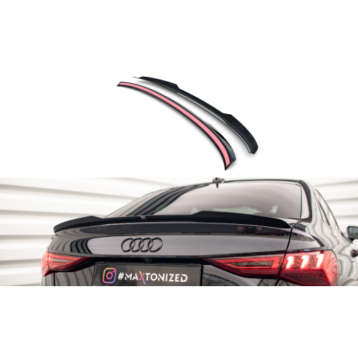 MAXTON Spoiler Cap Audi A3 / A3 S-Line Sedan 8Y MAXTON Spoiler Cap Audi A3 / A3 S-Line Sedan 8Y