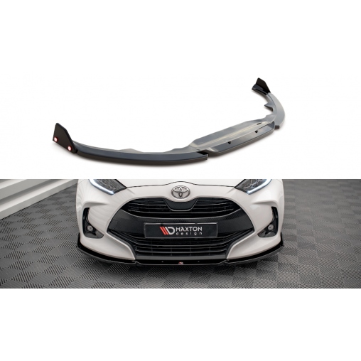 MAXTON Lame Du Pare-Chocs Avant V.1 + Ailerons Toyota Yaris Mk4 MAXTON Lame Du Pare-Chocs Avant V.1 + Ailerons Toyota Yaris Mk4