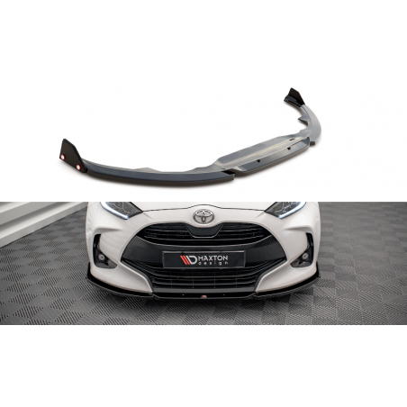 MAXTON Lame Du Pare-Chocs Avant V.1 + Ailerons Toyota Yaris Mk4