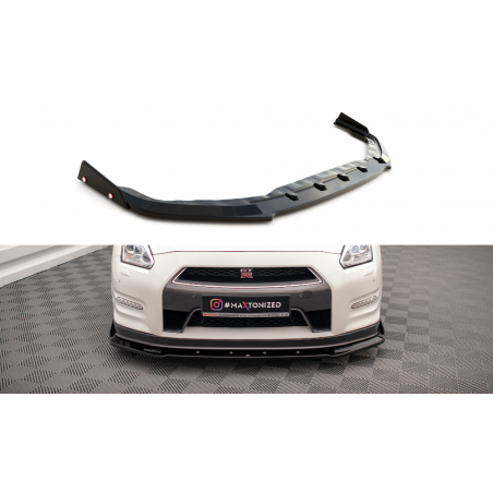 MAXTON Lame Du Pare-Chocs Avant + Ailerons Nissan GTR R35 Facelift