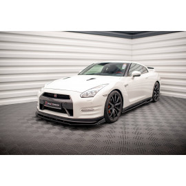 MAXTON Lame Du Pare-Chocs Avant + Ailerons Nissan GTR R35 Facelift