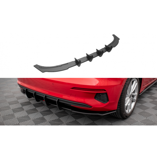 MAXTON Street Pro Central Diffuseur Arriere Audi A3 Sportback 8Y MAXTON Street Pro Central Diffuseur Arriere Audi A3 Sportback 8Y