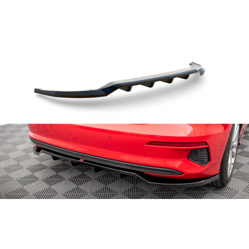MAXTON Central Arriere Splitter (avec une barre verticale) Audi A3 Sportback 8Y MAXTON Central Arriere Splitter (avec une barre verticale) Audi A3 Sportback 8Y