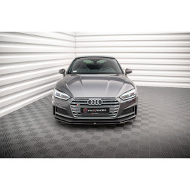 MAXTON LAME DU PARE-CHOCS AVANT V.2 Audi A5 F5 S-Line MAXTON LAME DU PARE-CHOCS AVANT V.2 Audi A5 F5 S-Line