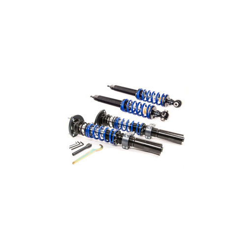 VWR - Kit combinés filetés 2 voies usage circuit - Platines sup réglables - Chassis A5 - Golf 5/6, A3 8P, Leon 2 (Corps 55mm VWR - Kit combinés filetés 2 voies usage circuit - Platines sup réglables - Chassis A5 - Golf 5/6, A3 8P, Leon 2 (Corps 55mm