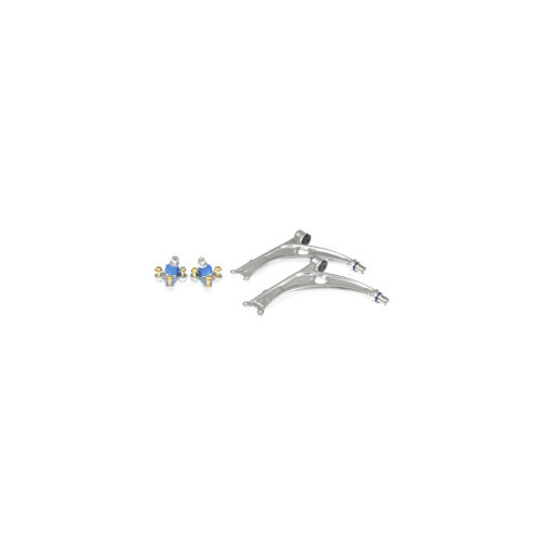 VWR - Kit bras de suspension alu avec silentblocs et rotules réglables - Chassis A5: Golf 5/6, A3/S3 8P, Leon 2, Octavia 2 VWR - Kit bras de suspension alu avec silentblocs et rotules réglables - Chassis A5: Golf 5/6, A3/S3 8P, Leon 2, Octavia 2
