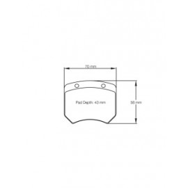 Plaquettes de frein Pagid rodées S1363 RST4