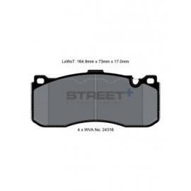 Plaquettes de frein Pagid T8068 Street+