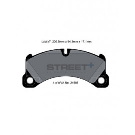 Plaquettes de frein Pagid T8087 Street+