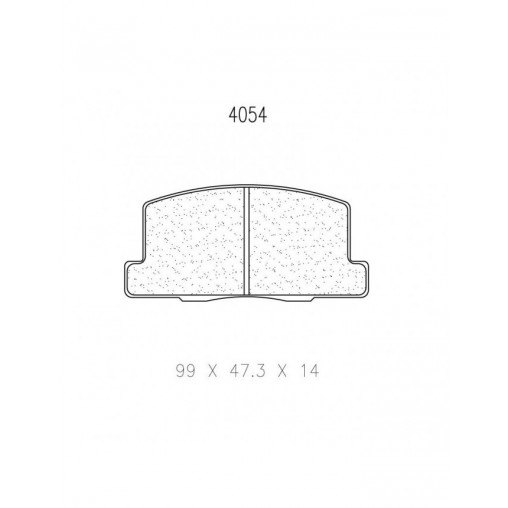 Plaquettes de Frein CL Brakes (Carbone Lorraine) RC6 Arrière Toyota MR2 91