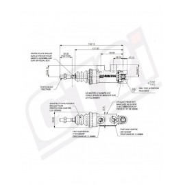 Maître-Cylindre AP Racing CP7854-94 Diamètre 22.2mm 0.875\"