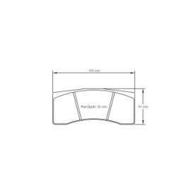 Plaquettes de frein Pagid rodées S8030 RST1,RST3,RST5