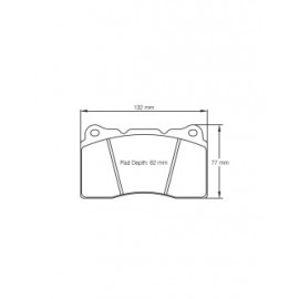 Plaquettes de frein Pagid S2487 RST1,RST3,RST5