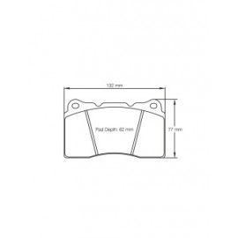 Plaquettes de frein Pagid S2487 RST1,RST3,RST5