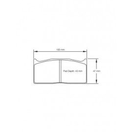 Plaquettes de frein Pagid S1283 RST3,RST4,RST5