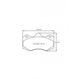 Plaquettes de frein Pagid S4346 RSL1,RSL2,RSL29