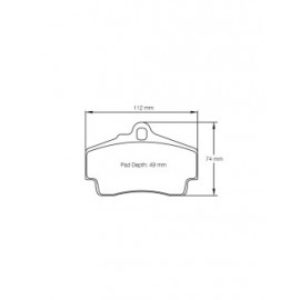 Plaquettes de frein Pagid S2406 RS14,RS42,RS44 Plaquettes de frein Pagid S2406 RS14,RS42,RS44