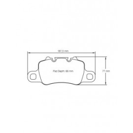 Plaquettes de frein Pagid S4925 RSC1,RSC2,RSC3