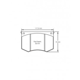 Plaquettes de frein Pagid S1191 RSH3,RSH42,RSH29E