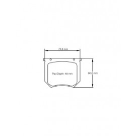 Plaquettes de frein Pagid S8032 RSH3,RSH42,RSH29E