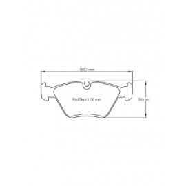 Plaquettes de frein Pagid rodées S1295 RSL1,RSL2,RSL29