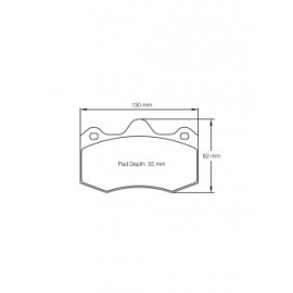 Plaquettes de frein Pagid rodées S4345 RSL1,RSL2,RSL29 Plaquettes de frein Pagid rodées S4345 RSL1,RSL2,RSL29