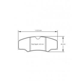 Plaquettes de frein Pagid S1749 RST2,RST4,RST5