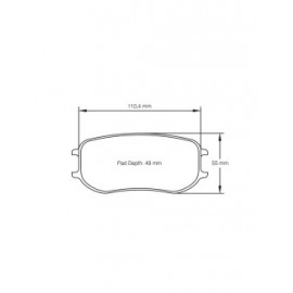 Plaquettes de frein Pagid S4929 RSL1,RSL29,RSLD1