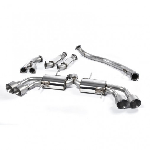 Nissan GT-R 3.8 VR38DETT 485cv 2008- Ligne échappement inox cat-back MILLTEK Nissan GT-R 3.8 VR38DETT 485cv 2008- Ligne échappement inox cat-back MILLTEK