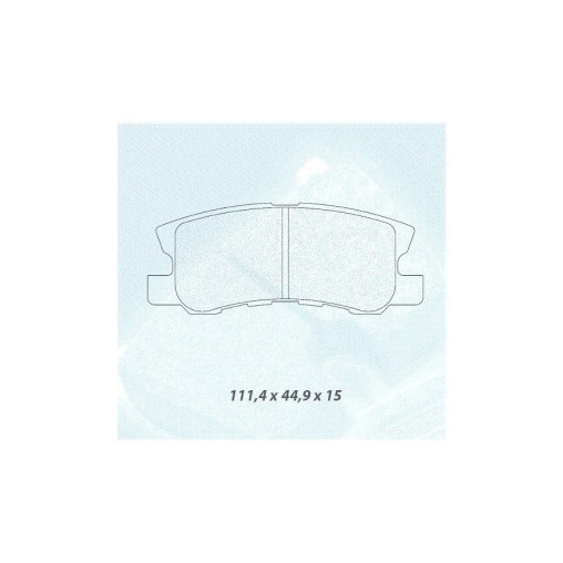 Plaquettes de Frein CL Brakes RC6 Arrière Mitsubishi Pajero 3