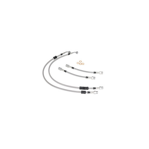 Kit Flexibles de Frein Durite Aviation Complet Goodridge BMW Mini One/Cooper 09/2003-2006 4 Pièces Kit Flexibles de Frein Durite Aviation Complet Goodridge BMW Mini One/Cooper 09/2003-2006 4 Pièces