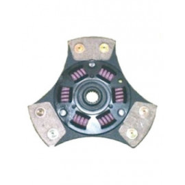 Disque d'embrayage Bratex 3 patins métal fritté amorti 6 ressorts Citroën AX / Peugeot 106 / 205 Rallye Ø180mm 21x18C Disque d'embrayage Bratex 3 patins métal fritté amorti 6 ressorts Citroën AX / Peugeot 106 / 205 Rallye Ø180mm 21x18C