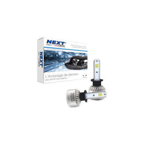 Ampoules H1 LED ventilées compactes 75W blanc - Next-Tech®