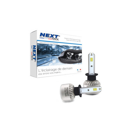 Ampoules H1 LED ventilées compactes 75W blanc - Next-Tech®