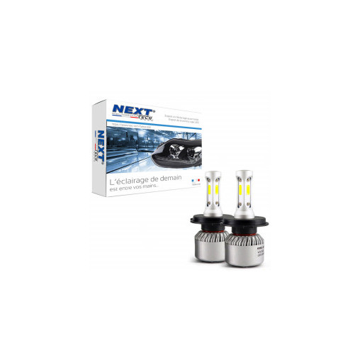 Ampoules H4 LED ventilées compactes 75W blanc - Next-Tech®
