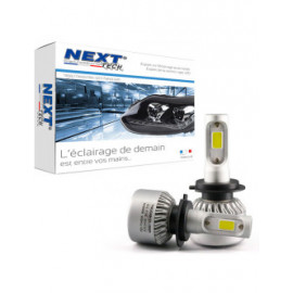 Ampoules H7 LED ventilées compactes 75W blanc - Next-Tech®