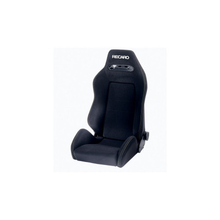 Siège baquet Recaro Speed velours noir / coutures argent