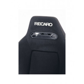 Siège baquet Recaro Speed velours noir / coutures argent