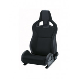 Siège baquet RECARO Sportster CS avec pack Climat - Dinamica Noir / Smili Cuir Noir