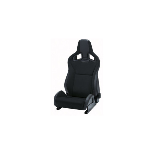 Siège baquet RECARO Sportster CS avec airbag universel latéral et pack Climat - Dinamica Noir / Simili Cuir Noir côté droit
