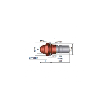 Coupleur mâle Staubli 1 1/16x12JIC FIA Essence Dash12 joint JKV